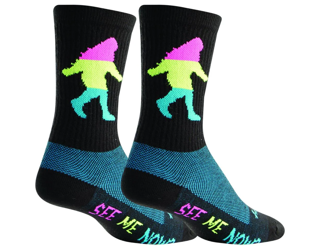 Sockguy 6" Wool Socks (Sasquatch) (Rainbow) (S/M)